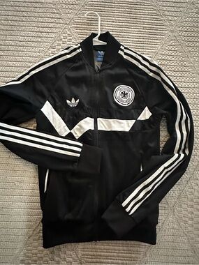 ADIDAS Mens German National Team zip-up sweatshirt